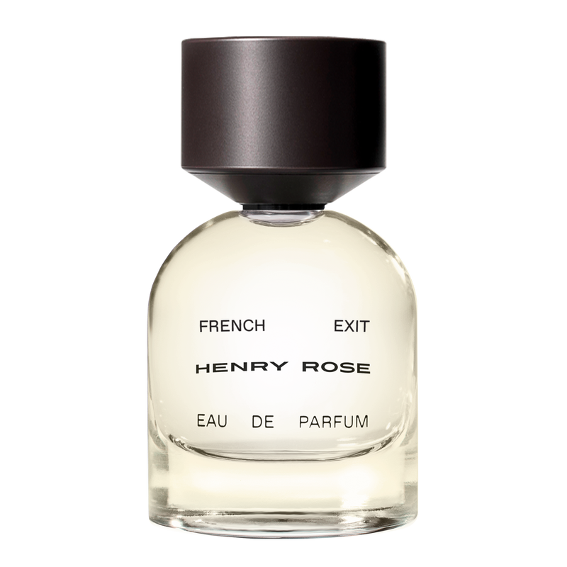 Henry Rose Eau de Parfum bottle with dark brown cap | no_bg